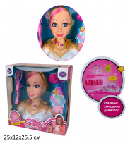 КУКЛА МАНЕКЕН С АКСЕССУАРАМИ ДЛЯ ВОЛОС,КОР 25*12,5*25,5СМ купить оптом и в розницу КУКЛА МАНЕКЕН С АКСЕССУАРАМИ ДЛЯ ВОЛОС,КОР 25*12,5*25,5СМ купить оптом и в розницу на базе игрушек